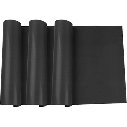 Teflonmatot, 3 Pack Non Stick Ptfe Teflonarkkigrillimatot Leivinlevyt Grillilevyt Uunin vuoraukset Lämpöpuristuksen siirtolevy Lämmönkestävä