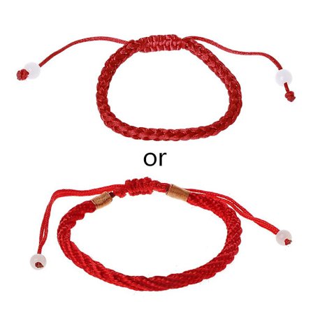 Lykkelig Rød Tråd Armbånd Kabbalah Amulett For Beskyttelse Rød Tau For Jente/gutt (FMY)