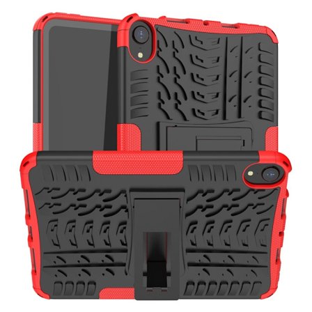 iPad Mini 2024/2021 Skal Rugged Kickstand Armor Röd
