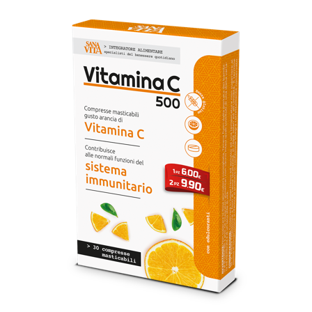 Sanavita Vitamina C 30 Compresse Masticabili
