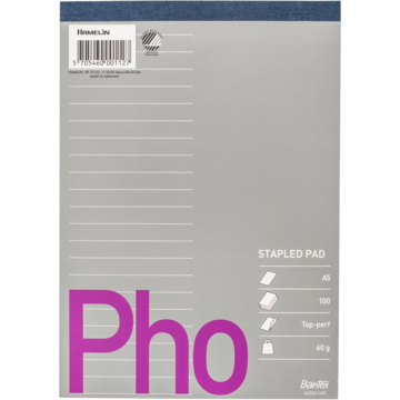 Notatblokk A5 Linjert