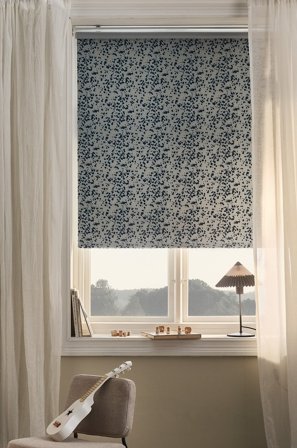 Jotex - Rullegardin - Høyde 140 Cm Blå - LETICIA - Kjøp Barnegardiner hos Jotex