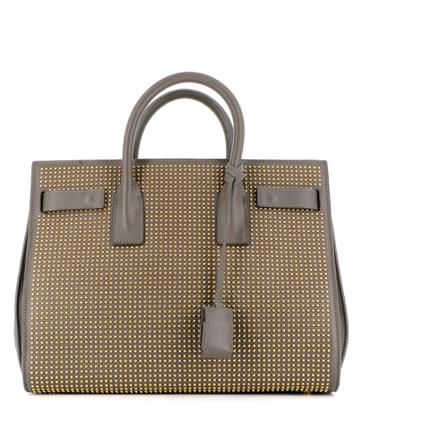 Saint Laurent Vintage, Pre-owned Handbag Beige, Dames, Maat:ONE Size