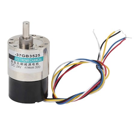 DC Børsteløs Motor CW/CCW Hastighedsreduktion Stor Torsion 24V til Mikro Maskiner XD?37GB3525500rpm/min