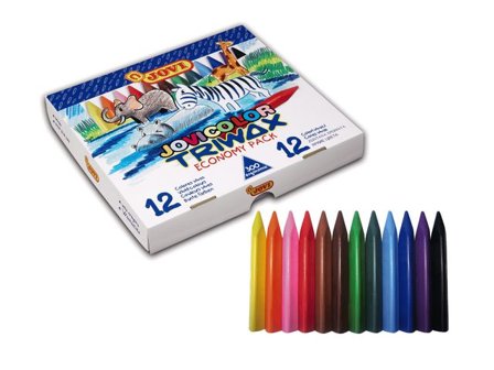Vaxkrita trekantig 12 färger 300/fp - Lyreco - Skola och förskola - Bild och form - Kritor