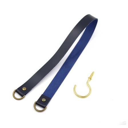 Gardinholder Tau Lær Tiebacks MØRKEBLÅ