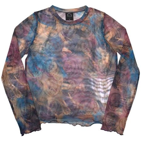 Grateful Dead Dam/Kvinnor Stealy All-Over Print Mesh Long-Sle
