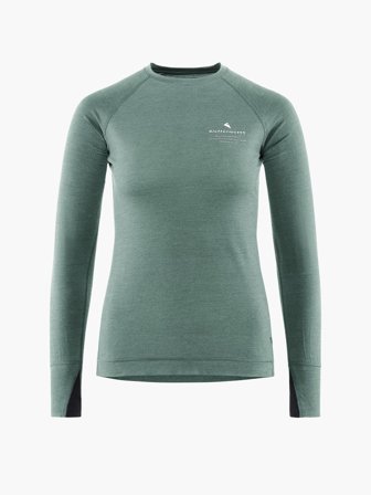 Klättermusen Fafne Crew Dam - Faded Green - Women's - L