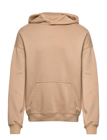 Anf Mens Sweatshirts Hettegenser Genser Beige Abercrombie & Fitch*Betinget Tilbud