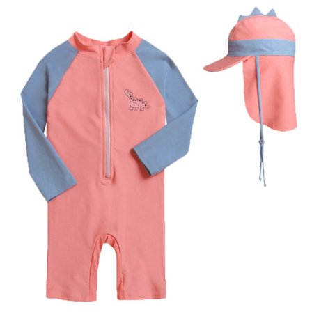 Badedragt Badetøj RØD 4 GÅRD MED HAT MED HAT