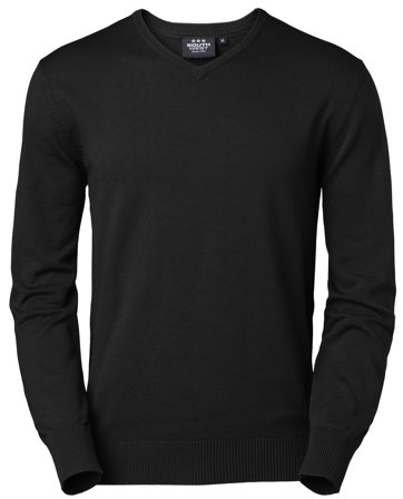 South West James Genser svart, V-hals 3XL, Klær