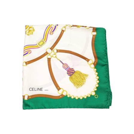 Celine Vintage, Pre-owned Scarf Beige, Dames, Maat:ONE Size