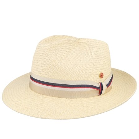 Mayser - Beige straw Kapelusz - Torino Panama Rude Natur Straw Hat @ Hatstore