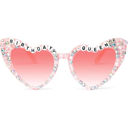 Fødselsdagsbriller til kvinder, Fødselsdagsfestgaver Tilbehør 'Fødselsdagsdronning' Fødselsdagssolbriller til glædelig fødselsdag