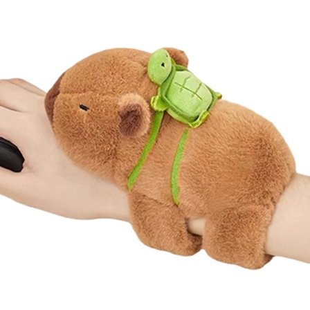 Kapybara Cykeldekoration Racercykel Mountainbike Snap Armbånd Plyslegetøj Cirkel Slap B1t2