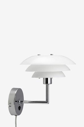 Dyberg Larsen - Vegglampe DL20 - Krom - Vegglamper - Fra Homeroom