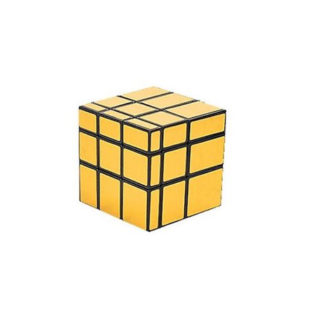 Speilkube 3x3 Speed Cube Magic Cube Puzzle Enkelt å snu (Gylden)