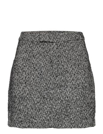 Sandra Skirt Lyhyt Hame Harmaa Gina Tricot