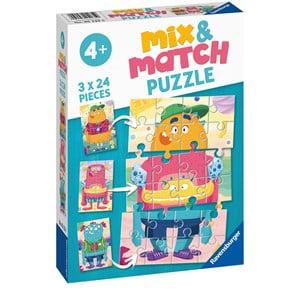 Ravensburger Mix & Match: Monsters! Puzzle 4 - 6 years - Puzzles - 4 - 6 years - Blue