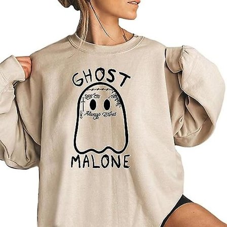 Rolig Halloween Ghost Malone Fun Sweatshirt