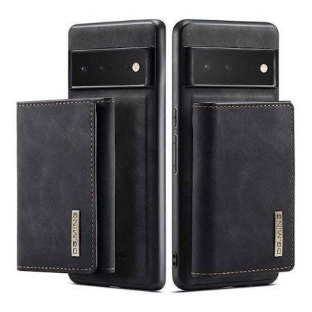 8-FACK Google Pixel 6 Stöttåligt Skal med Magnetisk Korthållare DG.MING Detach