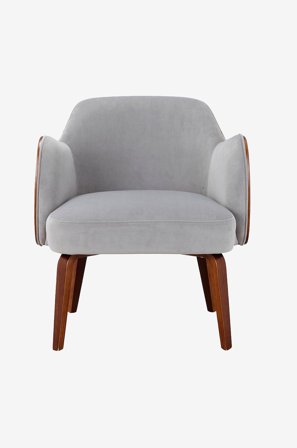 Loft24 - Lounge-tuoli Haruko - Harmaa - Nojatuolit - - Homeroom