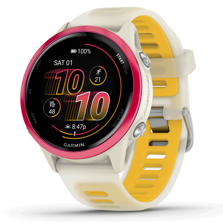 Garmin Forerunner 570 - 42mm Bone/Raspberry/Mango
