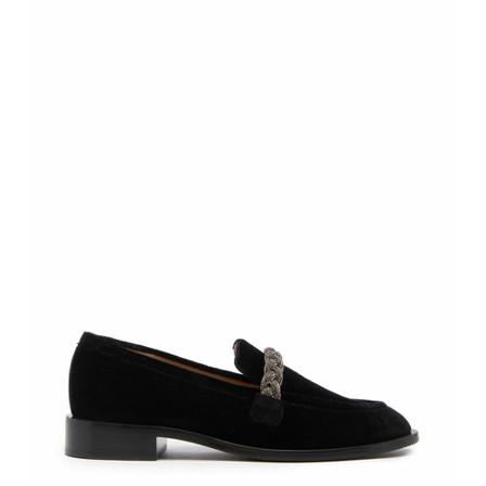 Stuart Weitzman Loafers Sort, Dame, Størrelse: 38 EU