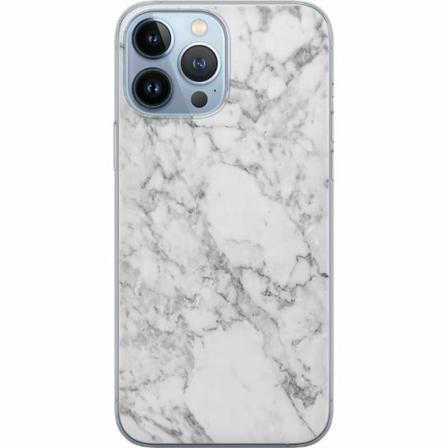 Apple Iphone 13 Pro Max Genomskinligt Skal Marmor Vit