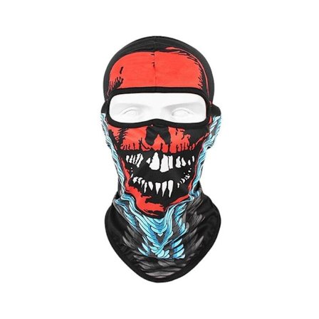 Elefanthue med Rødt Kranium