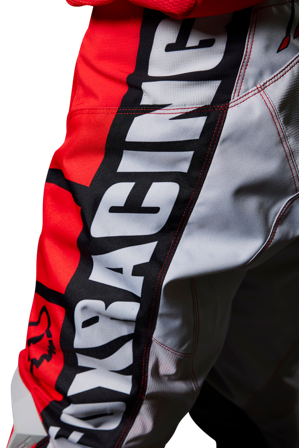 Pantaloni Motocross FOX 180 GOAT Strafer roșu 26