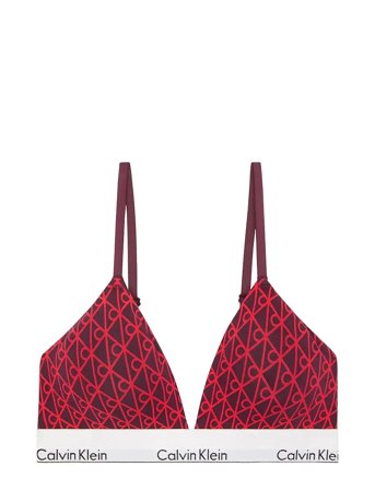 Calvin Klein Lightly Lined Triangle - Red - M