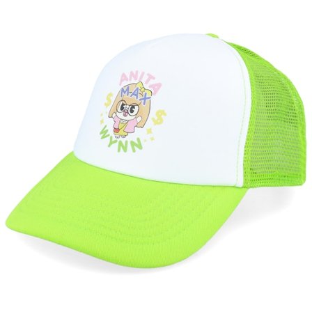 Iconic - Verde trucker Cappellino - Anita Max Wynn Foam Lime Green/White Trucker @ Hatstore