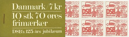 Danmark 1972 - Særfrimærkehæfte AFA S9 - Postfrisk