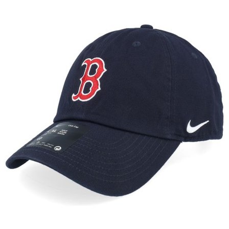 Nike MLB - MLB Blå unconstructed Keps - Boston Red Sox Club Blue Dad Cap - Nike @ Hatstore