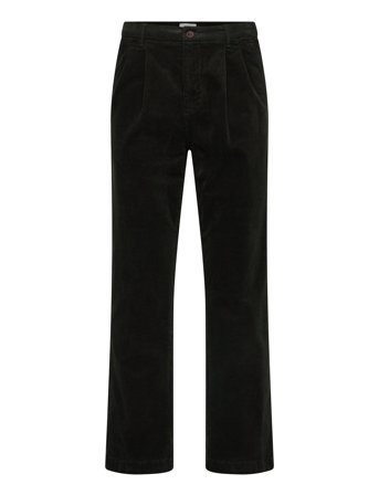 Lindbergh Wide Fit Corduroy Pants - Khaki green - S