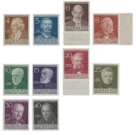 Berlin 1952 - MICHEL 91-100 - Postfrisk