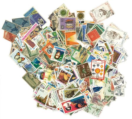 Pakistan - Frimærkepakke - 800 forskellige stemplede frimærker