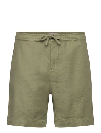 Morris Fenix Linen Shorts - Khaki green - XL