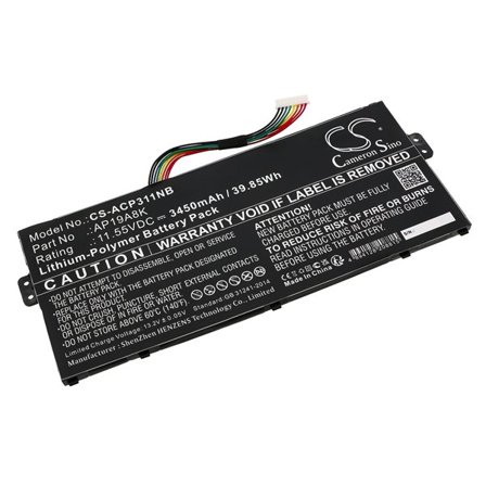 Batteri till Notebook, Bärbar dator för Acer Chromebook Spin 11 CP311-1HN-C3E3 m.fl.