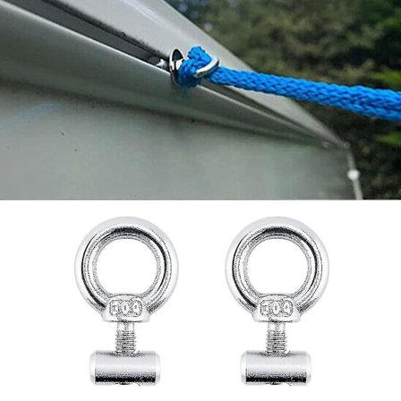 2st/set Markisstopp i rostfritt stål Husbil Husvagn Lyftöglor Mutter Skruv