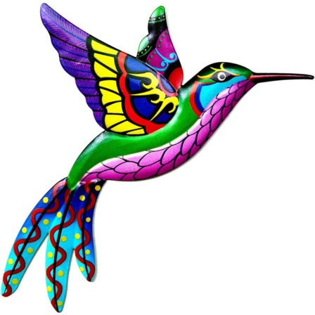 IC Metall Kolibri Seinäkoriste - Taottu Rauta - Seinäkoriste