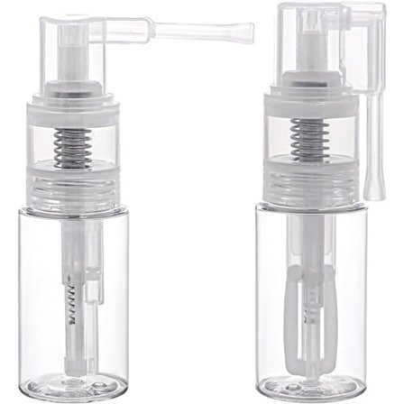 2 st 35 ml Glitter Duster Sprayer Portabel Avtagbar Resesprayflaska Behållare Transparent Hantverk Glitter Sprayflaska