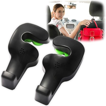 General Motors Auton Takapenkin Pääntuen Koukku Henkari Laukulle Vaatteille Ruokakassille - 2 Kappaletta