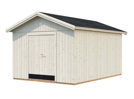 Palmako Martin Förråd 14,9 m²/inv. 13,6 m², obehandlad, Stugor & förråd