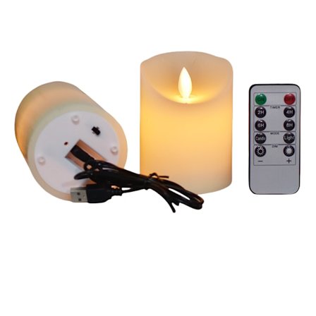LED-kynttilät, ladattavat paristokäyttöiset valot kaukosäätimellä S
