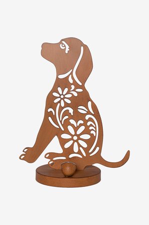 Star Trading - Solardekoration Oxidog - Brons - Solcellslampor - Från Homeroom