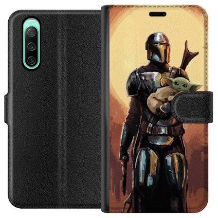 Kompatibelt Plånboksfodral till Sony Sony Xperia 10 IV Baby Yoda