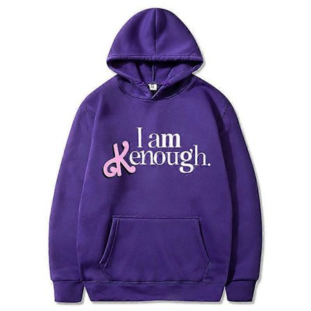 I Am Kenough Brevtryckt Hooded Lös Tröja Herr- och Dam Hooded Tröja
