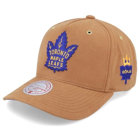 Mitchell & Ness - NHL Beige adjustable Caps - Hatstore Exclusive x Toronto Maple Leafs Börje Salming #21 NHL Tan Adjustable @ Hatstore